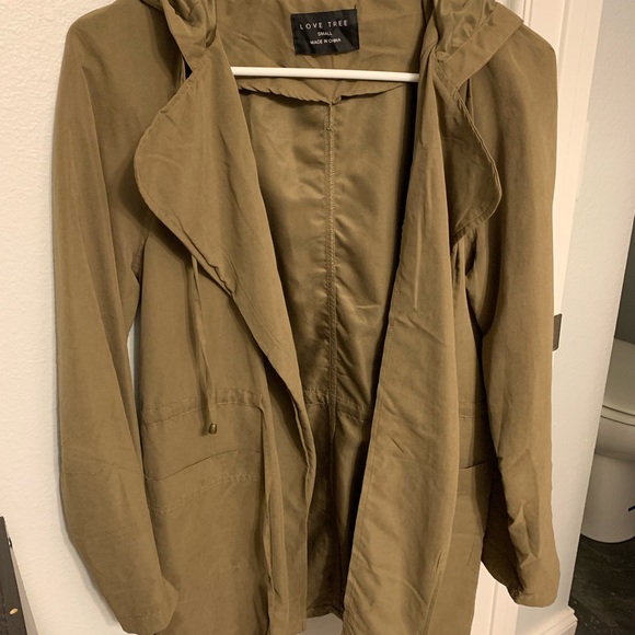 Love Tree Jackets & Blazers - Olive Green Jacket